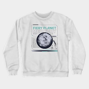 Planet Mercury Space Galaxy Planets Crewneck Sweatshirt